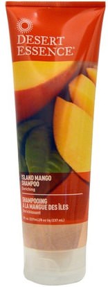 Desert Essence, Island Mango Shampoo, Enriching, 8 fl oz (237 ml) ,حمام، الجمال، الشامبو، الشعر، فروة الرأس، مكيف