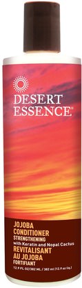 Desert Essence, Jojoba Conditioner, Strengthening, 12.9 fl oz (382 ml) ,حمام، الجمال، مكيفات، الشعر، فروة الرأس، الشامبو، مكيف