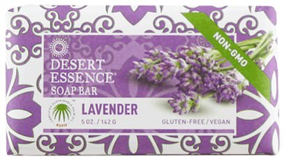 Desert Essence, Soap Bar, Lavender, 5 oz (142 g) ,حمام، الجمال، الصابون