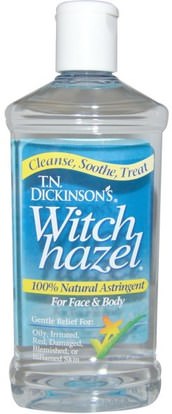 Dickinson Brands, Witch Hazel, For Face & Body, 16 fl oz (473 ml) ,الصحة، الجلد، الساحرة هازل