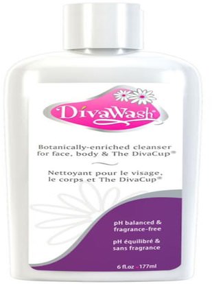 Diva International, Diva Wash, 6 fl oz (177 ml) ,حمام، الجمال، هلام الاستحمام