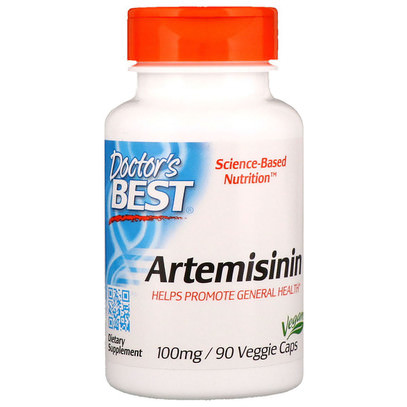 Doctors Best, Artemisinin, 100 mg, 90 Veggie Caps ,الأعشاب، أرتميسيا، المرارة، أرتيميسينين