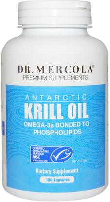 Dr. Mercola, Antarctic Krill Oil, 180 Capsules ,Herb-sa