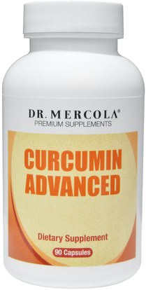 Dr. Mercola, Curcumin Advanced, 90 Capsules ,المكملات الغذائية، مضادات الأكسدة، الكركمين