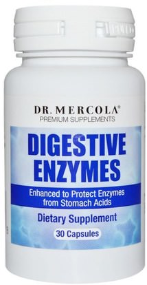 Dr. Mercola, Digestive Enzymes, 30 Capsules ,Herb-sa