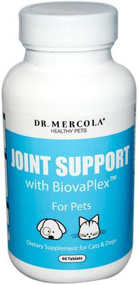Dr. Mercola, Joint Support, with BiovaPlex, for Pets, 60 Tablets ,Herb-sa
