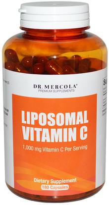 Dr. Mercola, Liposomal Vitamin C, 180 Capsules ,Herb-sa