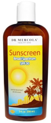 Dr. Mercola, Natural Sunscreen, SPF 30, 8 fl oz (236 ml) ,Herb-sa