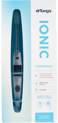 Dr. Tungs, Ionic Toothbrush, w/Replacement Head, 1 Toothbrush, 1 Replaceable Head ,حمام، الجمال، شفهي، الأسنان، تهتم، فرشاة أسنان