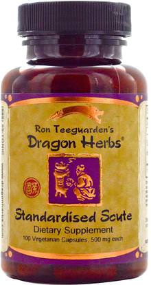Dragon Herbs, Baicalin, 425 mg, 100 Veggie Caps ,المكملات الغذائية، الأعشاب، قلنسوة