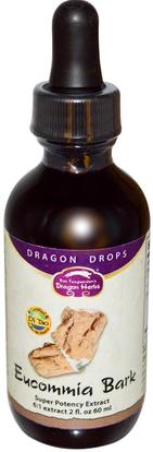 Dragon Herbs, Dragon Drops, Eucommia Bark, Super Potency Extract, 2 fl oz (60 ml) ,الصحة