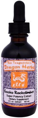 Dragon Herbs, Gecko Rockclimber, Super Potency Extract, 2 fl oz (60 ml) ,Herb-sa