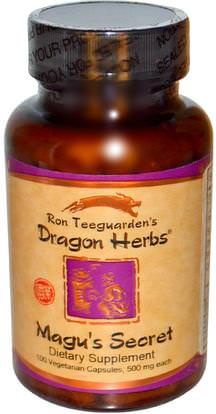Dragon Herbs, Magus Secret, 500 mg, 100 Veggie Caps ,الصحة، المرأة
