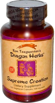 Dragon Herbs, Supreme Creation, 500 mg, 100 Veggie Caps ,الصحة