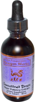 Dragon Herbs, Sweetfruit Drops, Super Potency Extract, 2 fl oz (60 ml) ,والصحة والرئة والقصبات الهوائية