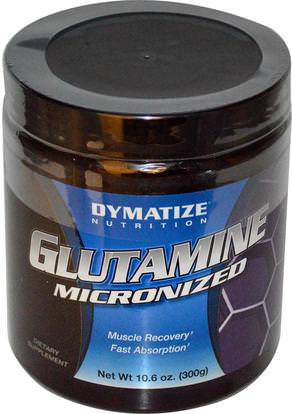 Dymatize Nutrition, Glutamine Micronized, 10.6 oz (300 g) ,المكملات الغذائية، الأحماض الأمينية، l الجلوتامين، l الجلوتامين مسحوق، الرياضة، الرياضة