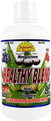Dynamic Health Laboratories, Healthy Blend,Superfruit Supplement, 32 fl oz (946 ml) ,الغذاء، القهوة الشاي والمشروبات، عصير الفواكه
