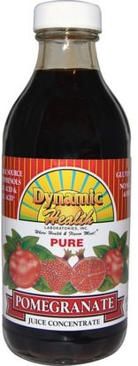 Dynamic Health Laboratories, Dynamic Health Laboratories, Pure Pomegranate Juice Concentrate, 8 fl oz (237 ml) ,الغذاء، القهوة الشاي والمشروبات، عصير الفواكه