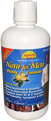 Dynamic Health Laboratories, Noni for Men Vitality Formula, 32 fl oz (946 ml) ,الغذاء، القهوة الشاي والمشروبات، عصير الفواكه