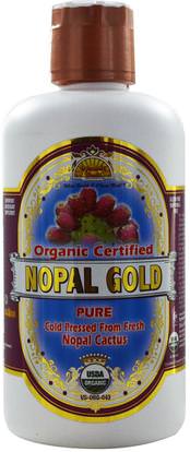 Dynamic Health Laboratories, Organic Certified Nopal Gold, 32 fl oz (946 ml) ,الغذاء، القهوة الشاي والمشروبات، عصير الفواكه