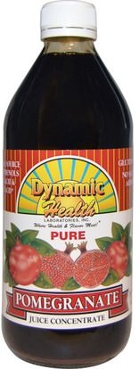 Dynamic Health Laboratories, Pure Pomegranate Juice Concentrate, 16 fl oz (473 ml) ,الغذاء، القهوة الشاي والمشروبات، عصير الفواكه
