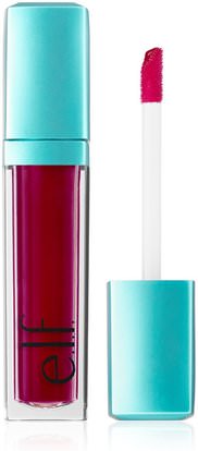 E.L.F. Cosmetics, Aqua Beauty, Radiant Gel Lip Tint, Dewy Berry, 0.20 fl oz (6 ml) ,حمام، الجمال، أحمر الشفاه، لمعان، بطانة