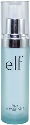 E.L.F. Cosmetics, Aqua Primer Mist, Clear, 1.01 fl oz (30 ml) ,حمام، الجمال، ماكياج، وجه الاشعال
