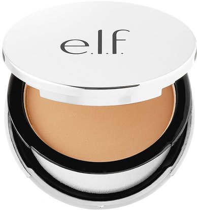 E.L.F. Cosmetics, Beautifully Bare, Sheer Tint Finishing Powder, Light/Medium, 0.33 oz (9.4 g) ,حمام، الجمال، ماكياج