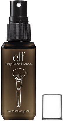 E.L.F. Cosmetics, Daily Brush Cleaner, Clear, 2.02 fl oz (60 ml) ,الجمال، العناية بالوجه، أدوات / فرش، منظفات الوجه