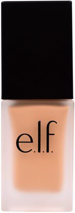 E.L.F. Cosmetics, Flawless Finish Foundation, SPF 15 Sunscreen, Oil Free, Sand, 0.68 fl oz (20 ml) ,وجه