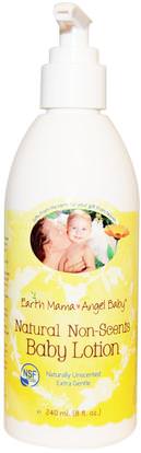 Earth Mama Angel Baby, Baby Lotion, Natural Non-Scents, 8 fl oz (240 ml) ,حمام، الجمال، غسول الجسم، إمرأة، لوسيون