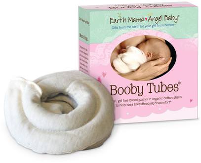 Earth Mama Angel Baby, Booby Tubes, 2 Tubes ,صحة الطفل، تغذية الطفل، الرضاعة الطبيعية