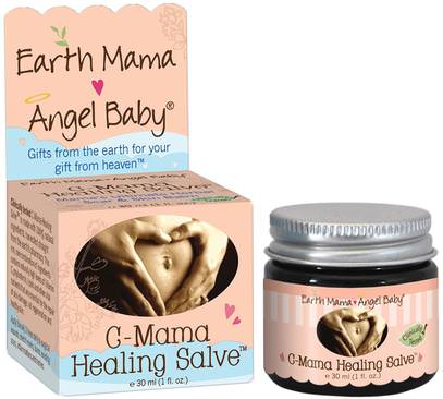 Earth Mama Angel Baby, C-Mama Healing Salve, 1 fl oz (30 ml) ,والصحة، والجلد، وتمتد علامات ندوب، بعد الولادة