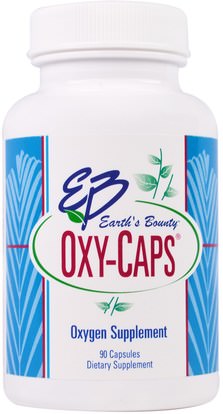 Earths Bounty, Oxy-Caps, 375 mg, 90 Capsules ,المكملات الغذائية، مكملات الأكسجين