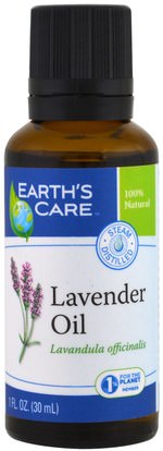 Earths Care, Lavender Oil, 1 fl oz (30 ml) ,حمام، الجمال، الزيوت العطرية الزيوت