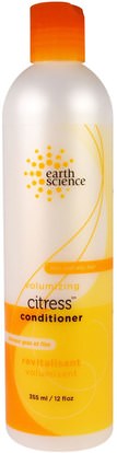 Earth Science, Citress Conditioner, 12 fl oz (355 ml) ,حمام، الجمال، مكيفات، الشعر، فروة الرأس، الشامبو، مكيف