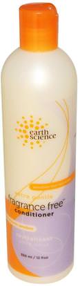 Earth Science, Extra Gentle Conditioner, Fragrance Free, 12 fl oz (355 ml) ,حمام، الجمال، مكيفات، الشعر، فروة الرأس، الشامبو، مكيف