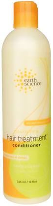 Earth Science, Hair Treatment Nourishing Conditioner, 12 fl oz (355 ml) ,حمام، الجمال، مكيفات، الشعر، فروة الرأس، الشامبو، مكيف