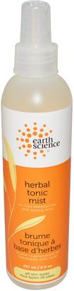 Earth Science, Herbal Tonic Mist, 8 fl oz (237 ml) ,الجمال، أحبار الوجه، العناية بالوجه، الجلد