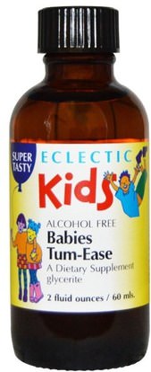 Eclectic Institute, Babies Tum-Ease, 2 fl oz (60 ml) ,صحة الطفل، الطفل، ملاحق الرضع، الصحة