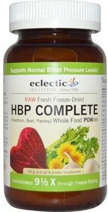 Eclectic Institute, HBP Complete, Whole Food POWder, 3.2 oz (90 g) ,والصحة، وضغط الدم