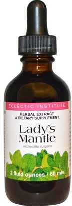 Eclectic Institute, Ladys Mantle, 2 fl oz (60 ml) ,الأعشاب، عباءة، عباءة