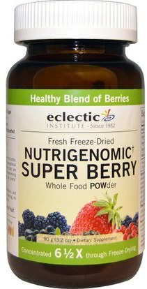 Eclectic Institute, Nutrigenomic Super Berry, Whole Food POWder, 3.2 oz (90 g) ,والمكملات الغذائية، ومضادات الأكسدة