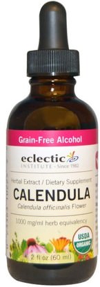 Eclectic Institute, Organic Calendula, 2 fl oz (60 ml) ,الصحة