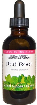 Eclectic Institute, Red Root, 2 fl oz (60 ml) ,الأعشاب، الجذر الأحمر