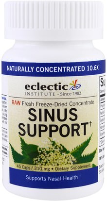 Eclectic Institute, Sinus Support, 310 mg, 45 Caps ,الصحة، صحة الأنف، الفجل