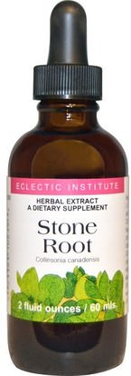 Eclectic Institute, Stone Root, 2 fl oz (60 ml) ,والصحة، والنساء، ودوالي العناية الوريد، والجذر الحجر