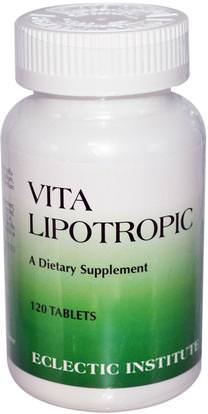 Eclectic Institute, Vita Lipotropic, 120 Tablets ,الفيتامينات، الفيتامينات، شحمي