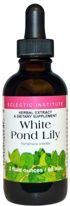 Eclectic Institute, White Pond Lily, 2 fl oz (60 ml) ,الأعشاب، أبيض، بركة، زنبق