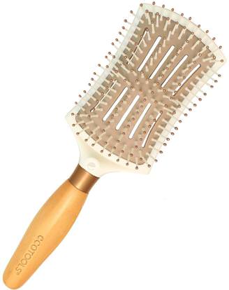 EcoTools, Smoothing Detangler Brush, 1 Brush ,حمام، الجمال، فرش الشعر، دقة بالغة، فروة الرأس